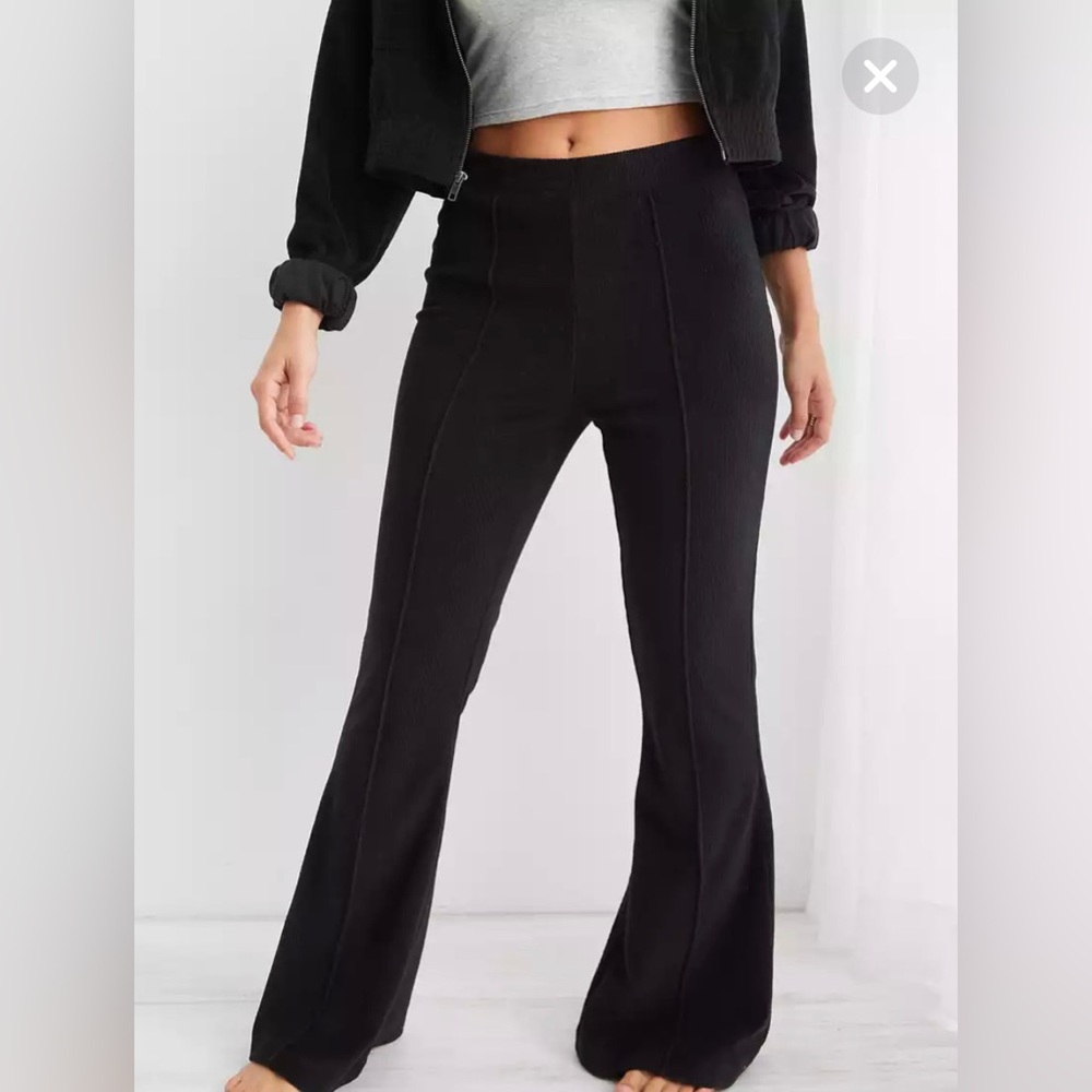 Velvet Flare Pants